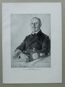 Marine / Admiral von Hipper / Deutsche Reich / 1914-1918 / 1920er Jahre / 1. Weltkrieg 1.WK WWI / Patriotik Kunst Druck